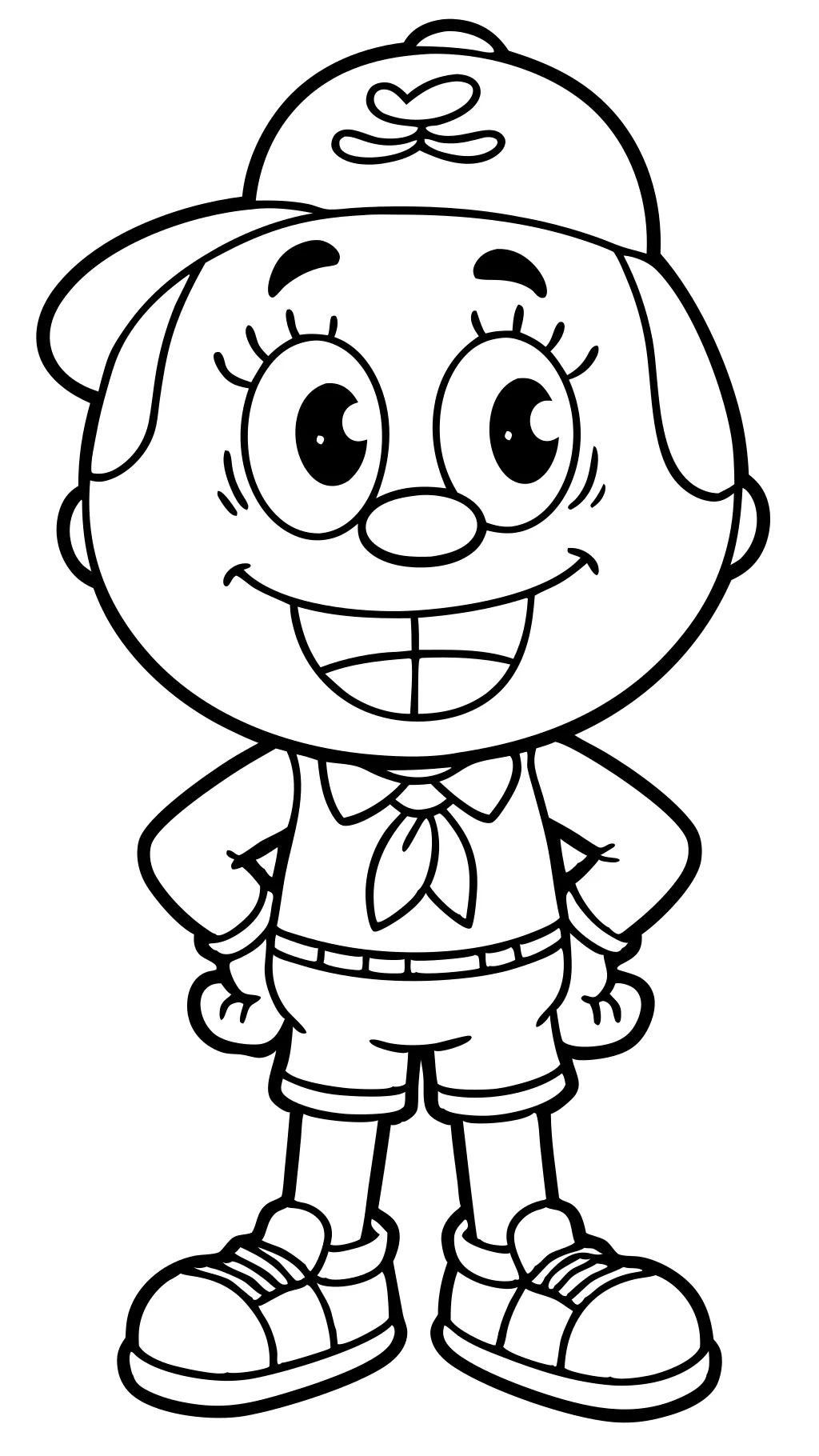 coloring pages of cartoon characters